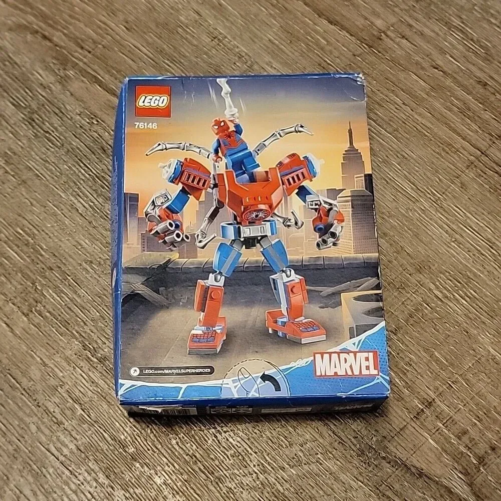 LEGO 76146 Marvel Super Hero Spider-Man Mech New Sealed Damaged Box Retired